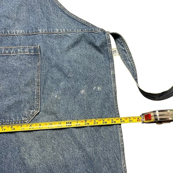 Y2K IKEA Denim Apron VTG - Picture 6 of 7